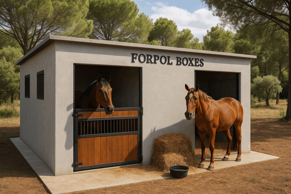 caseta FORPOL BOXES para caballos