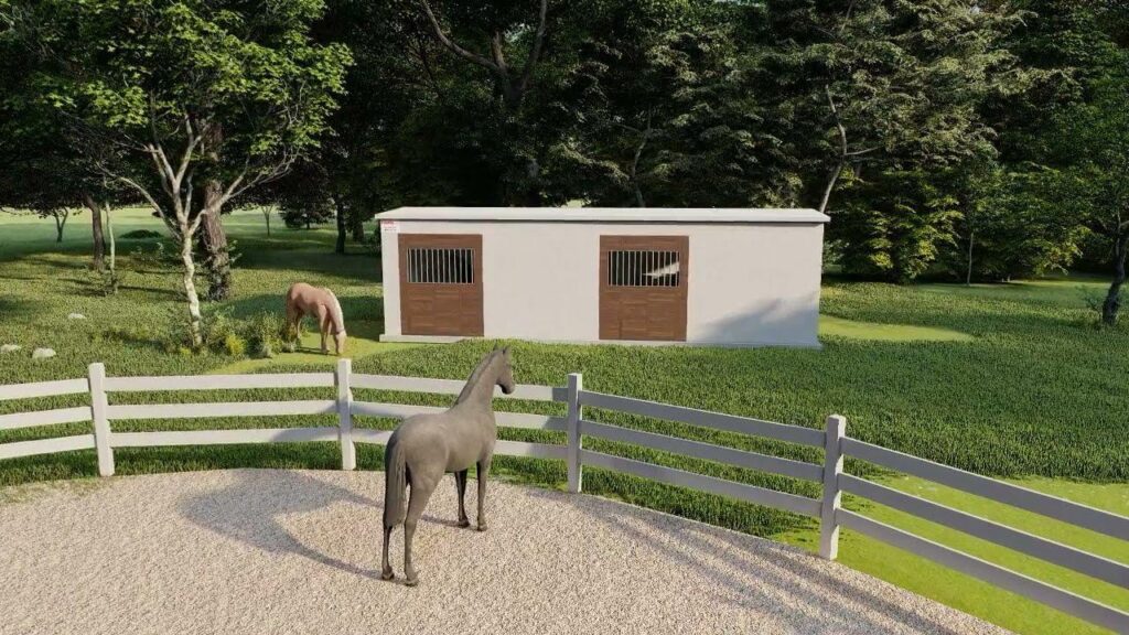 Caseta de Hormigón Boxes caballos 01